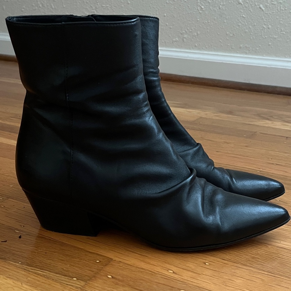 Thursday Boot Company Sleek Black Ankle Booties Size 9. $75